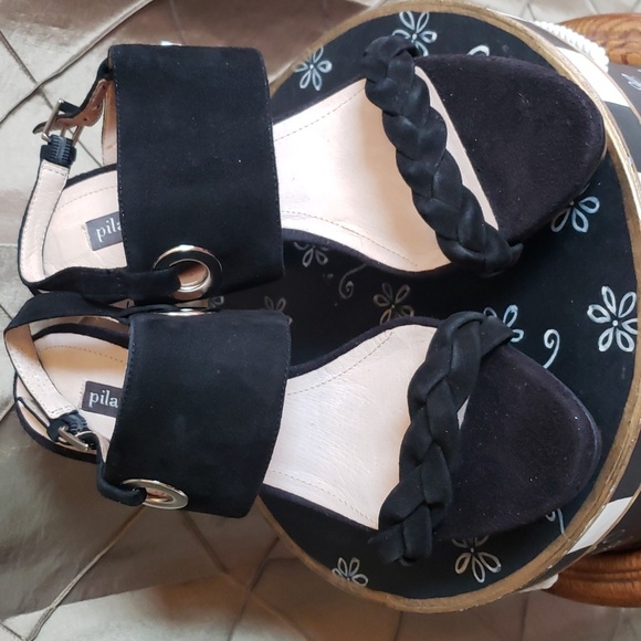 EUC- STUNNING Pilar Abril Suede Stiletto Sandal - Picture 2 of 10